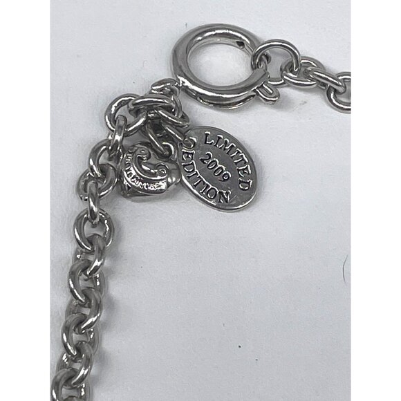 Juicy Contour Limited Edition 2009 Swarovski Rhinestone Silver Tone Snowflake Ch - Picture 4 of 10